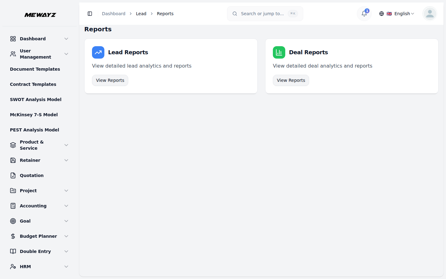 דוחות CRM
