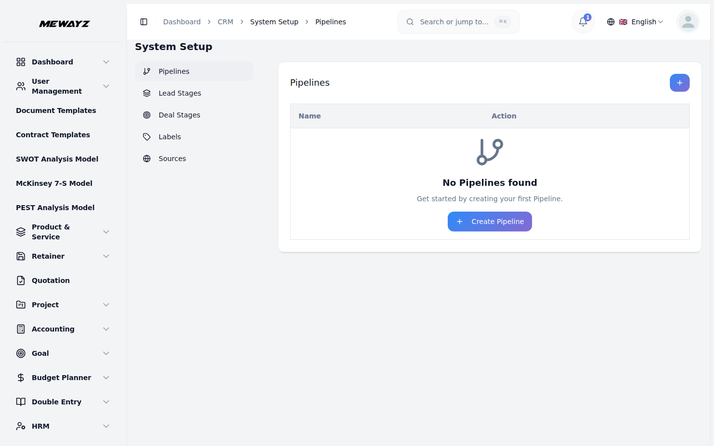 צינורות CRM