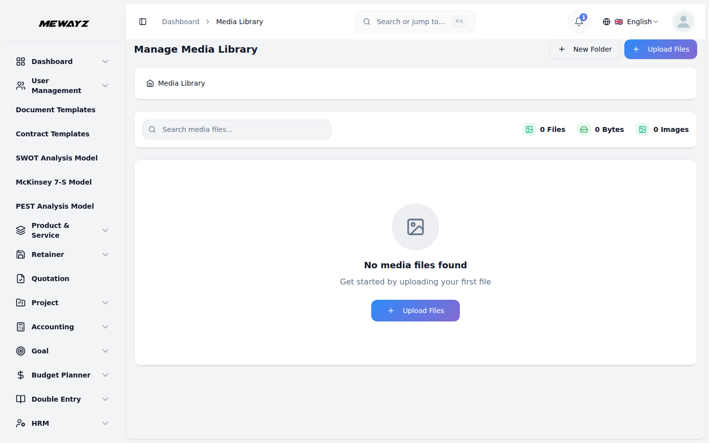 Media Library - Mewayz