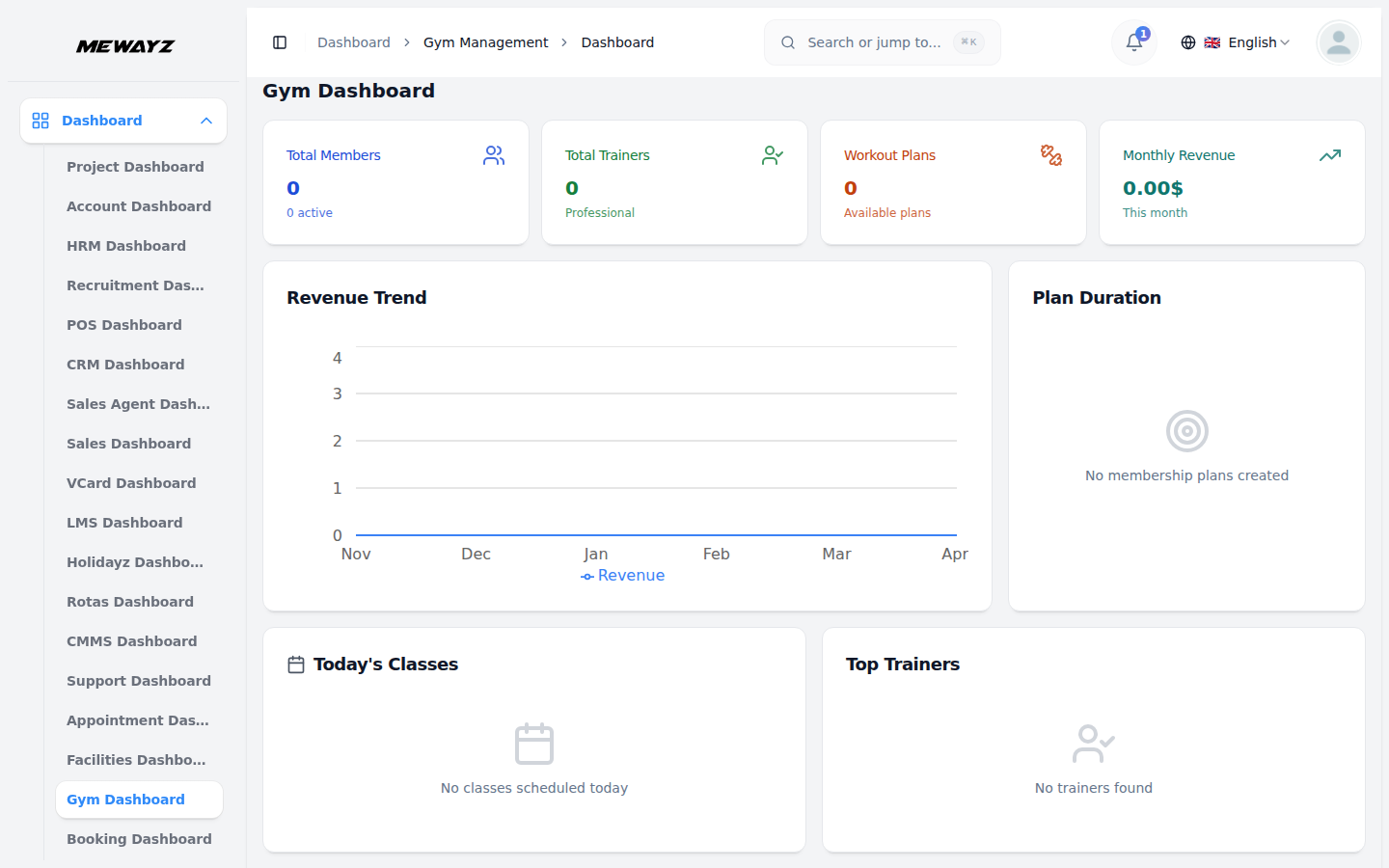 Gym & Fitness - Mewayz